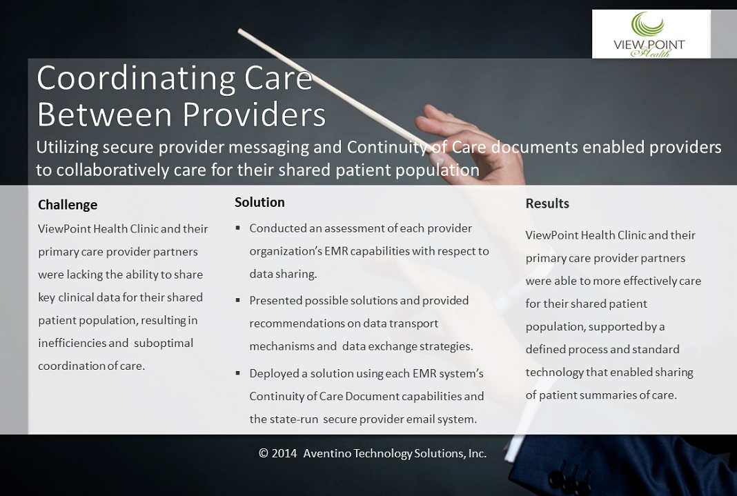 Case Study for Coordinated Care